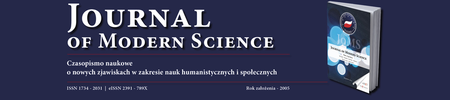 Logo czasopisma Journal of Modern Science